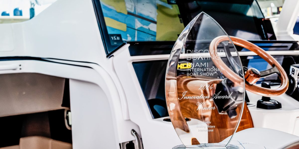 HCB Yachts wins the Innovation Award at the Miami Boat Show